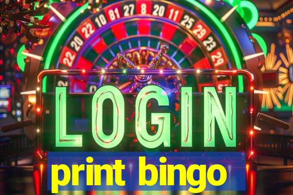 print bingo